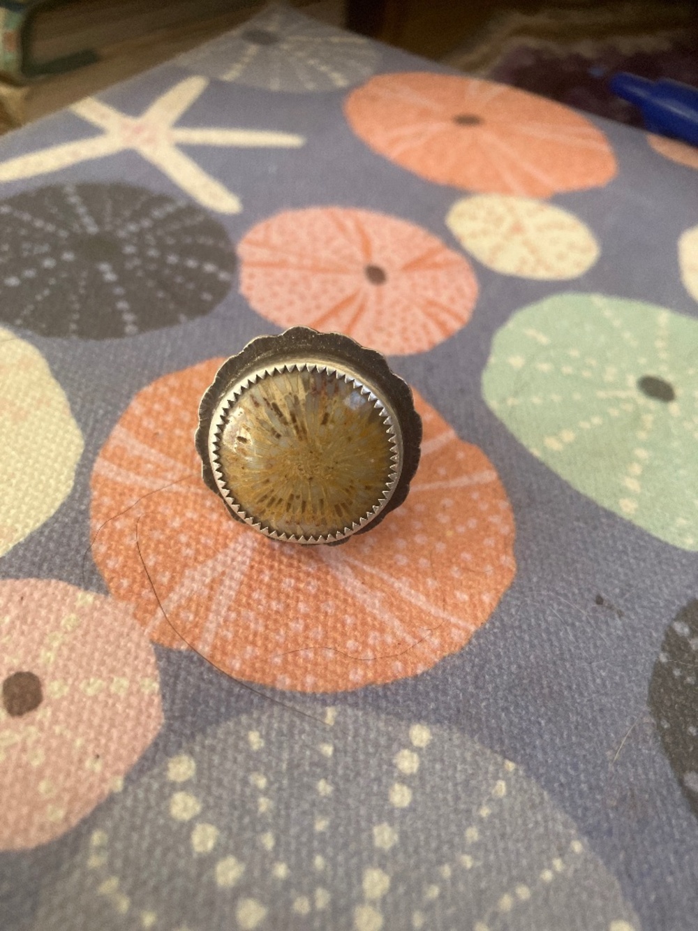 Julie Shaw coral ring